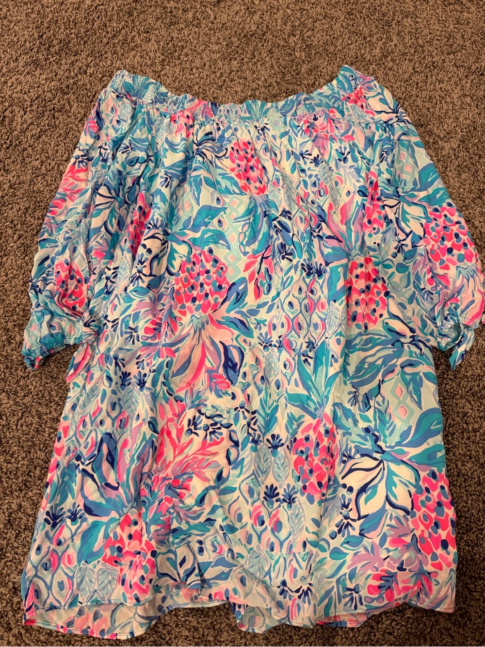 Lilly Pulitzer Off Shoulder Dress